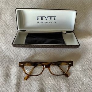 Bevel Specs, Smallish, Tortoise